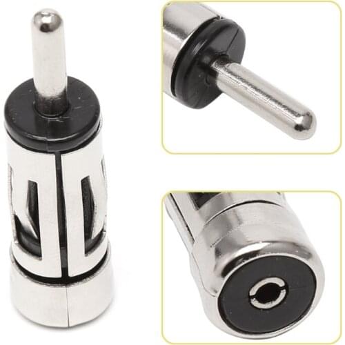 Car Vehicles Radio Stereo ISO To Din Aerial Antenna Mast Adaptor Connector Plug H054