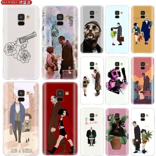 Phone Case for Samsung galaxy A21 A31 A41 A51 A71 A90 A80 A70 A60 A50 A40 A30 A20 A10 Matte soft Cases Leon Matilda Natalie