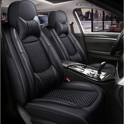 Front+Rear Car Seat Cover for Hyundai Santafe Tucson Elantra Accent I30 Solaris Creta Sonata I40 Ioniq Ix35 Avante Azero Kona