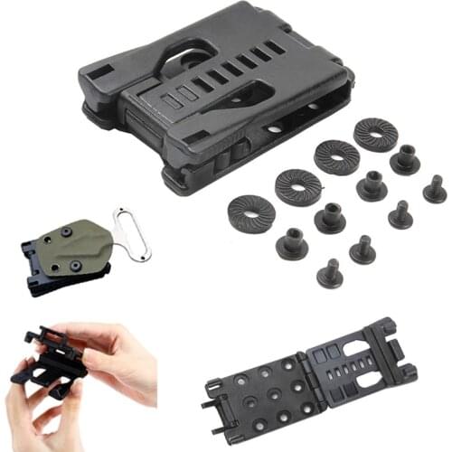 Kydex Waist Clip Tool K sheath scabbard Kit Attach Back Clamp Belt Camp Hike Fish bushcraft Flashlight spike Outdoor Knife Hunt