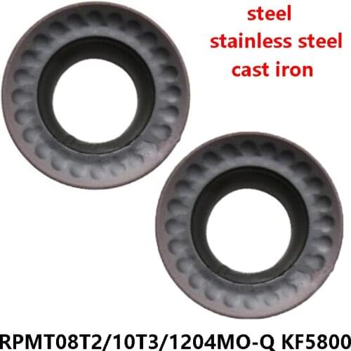 Round Universal Cutter RPMT RPMT08T2MO-Q RPMT10T3MO-Q RPMT1204MO-Q KF5800 for Lathe Cutter Tools Turning Cutting Original