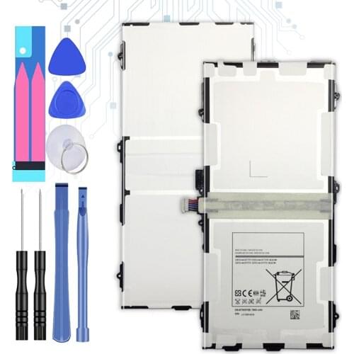 Tablet Li-Polymer Battery For Samsung Galaxy Tab S 10.5 SM T800 T801 T805 SM-T800 SM-T810 Battery 7900mAh EB-BT800FBE