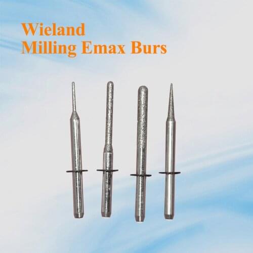Wireland Mini Diamond Milling Burs for Zirconia e.max PMMA Dental milling tools Mini fresas de fresado Wireland