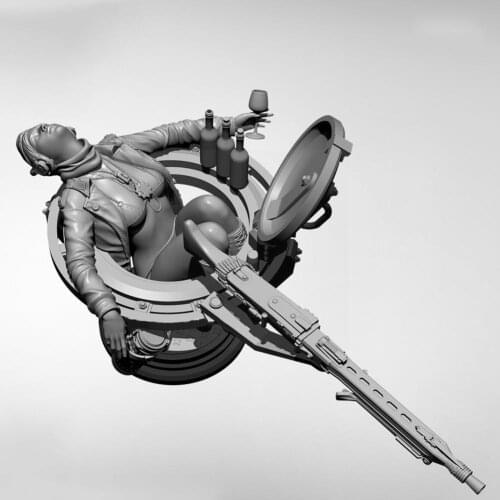 1/24 Yufan Model Resin model kits figure DIY self-assembled YFWW-2082 B8W1