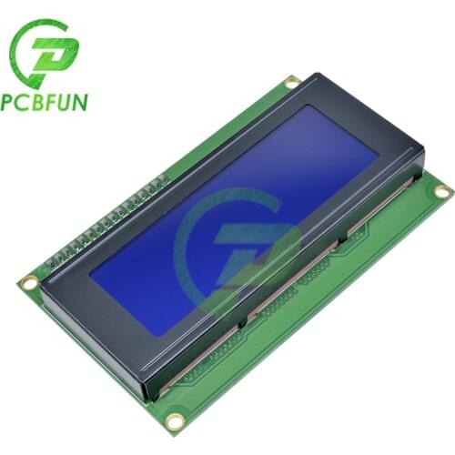 IIC Serial 20X4 LCD Module 2004 LCD Display wit I2C Adapter Board Module HD44780 Controller Blue Screen Backlight 5V For Arduino