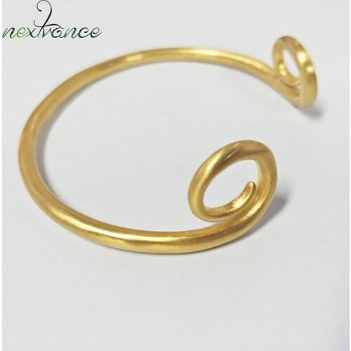 Nextvance Monkey King Straitjacket Bracelets & Bangles Antique Silver Color Open Cuff Bangle for Girlfriend Boyfriend Bileklik