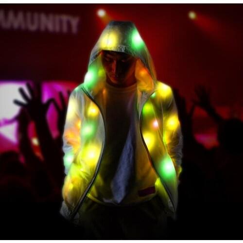 New Colorful LED luminous Waterproof Novelty Lamp Clothes Nightclub Fashion Cool luminous Tool Special Led Lighting