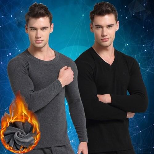 2019 New Thermal Underwear for Men Plus Size Thermal Underwear Set Winter Long Men Warm Thermal Underwear Sets