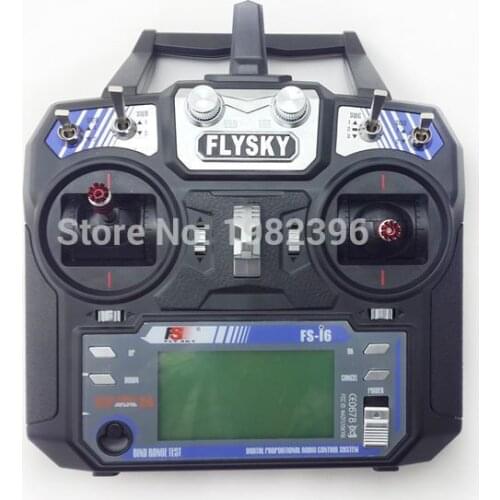 Newest Flysky FS-i6 FS I6 2.4G 6ch RC Transmitter Controller w/ FS-iA6/IA6B Receiver For RC Helicopter Plane Quadcopter Glider