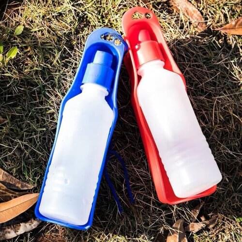 Water Feeder Bowl Dog Travel Sport Water Bottle Outdoor Feed Drinking Cup Portable Pet Folding Kettle
