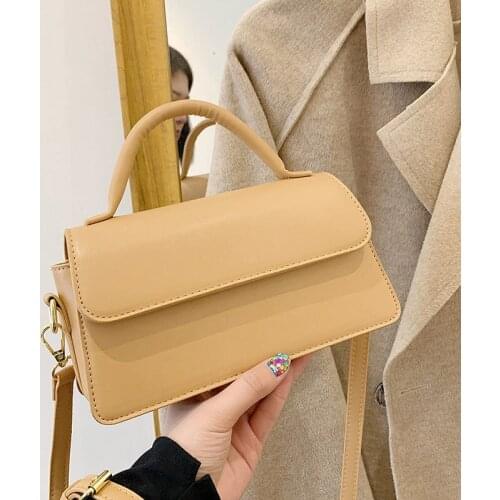 Crossbody Bag Backpack Women Retro Shoulder Bag Female Designer Handbag Purse Fashion 2021 New PU Leather Solid Color All-match