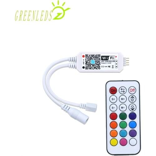 LED RGB Mini RF 21 Keys WIFI Music Controller JM-MWRF-RGB DC9-28V 12A WIFI Controller