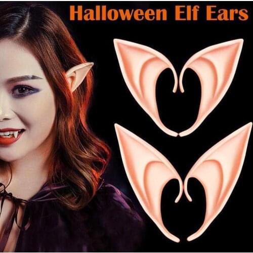 Mysterious Angel Elf Ears Latex Ears For Fairy Cosplay Costume Accessories Halloween Decoration Photo Props Adult Children Toys