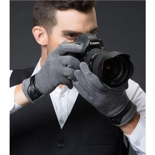 Touch Screen Windproof Outdoor Sport Gloves For Men Warm guantes tacticos luva Thicken Winter Windstopper Men Gloves WA 016