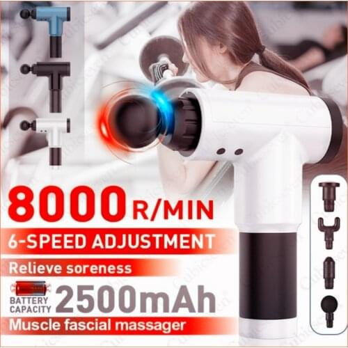High Power Muscle Massage Gun High Speed Vibration Therapy Massager After Fitness Decompose Lactic Acid Relief Pain Relax body