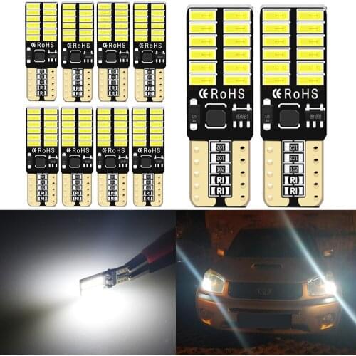 W5W T10 Led Car Interior Bulb Canbus Error Free T10 White Car Side Wedge Light Lamp Car Styling Auto 12V for Mercedes W203 W205
