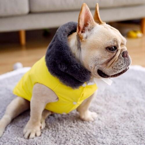 Yellow Dog down jacket Dog Clothes Winter For Big Large Dogs Waterproof Dog Coats Jackets