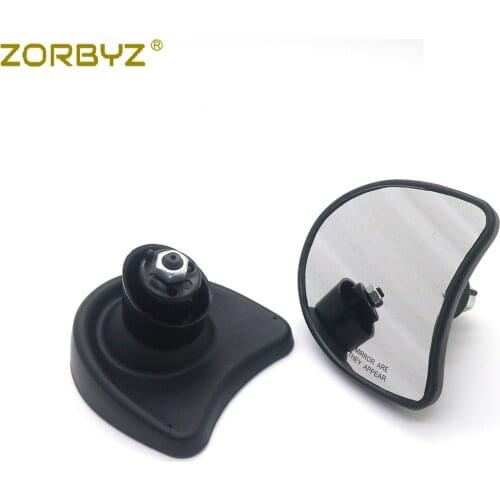 ZORBYZ Motorcycle Black Fairing Mount Rearview Side Mirror For Harley Touring Electra Street Glide 2014-2016