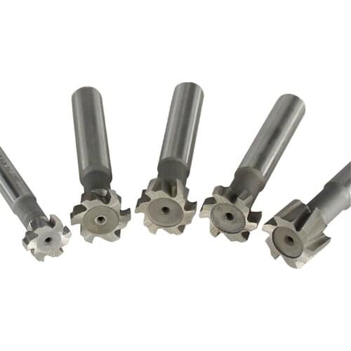 8 10 12 14 18 20mm end mill hss slot cutter for metal milling shank shank cnc router straight bit