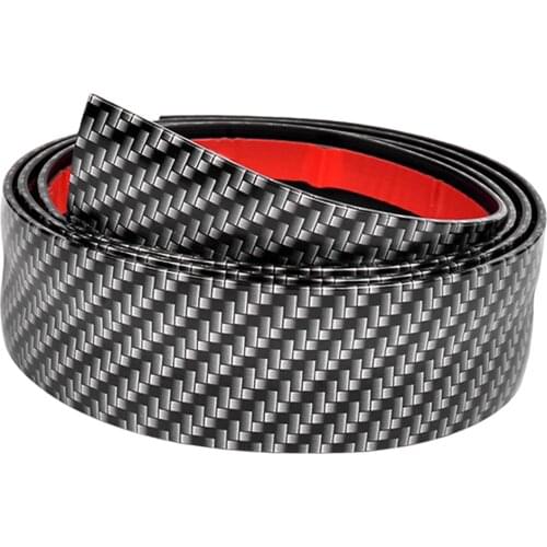 Auto Car Carbon Fiber Panel Door Plate Sill Scuff Protect Cover Sticker 2M