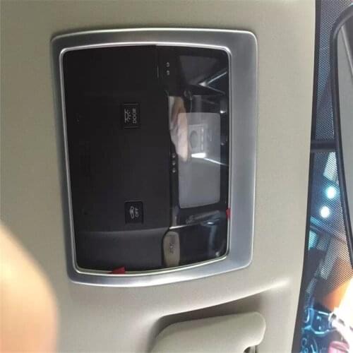 Bbincar ABS chrome Car Roof top Reading Lamp Light sticker accessories moulding trim For Lexus NX 2015 2016