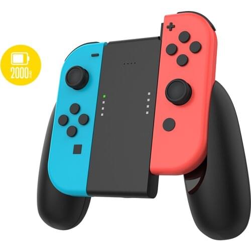 DOBE 2000mAh Charging Grip Dock Station for Nintendo Switch Joy-Con Charger for Gamepad with Cable Charging Indicator