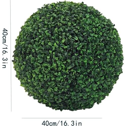 Artificial Milan Grass Ball Simulation Green Plants Ball 8 Size Fake Flower For Wedding Home Shop Window Hotel Office Decoration