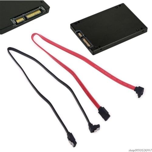 FreeShip SATA Data Cable/Line III to SSD HDD Hard Disk Drive Cord SATA III Straight Right Angle 6GB/s for MSI Gigabyte Dropship
