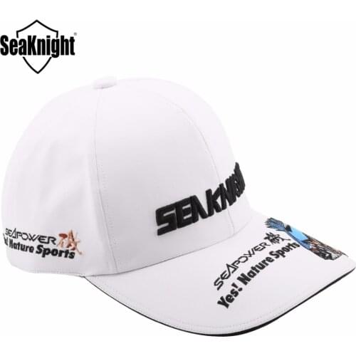 SeaKnight SK002 Fishing Cap Breathable Waterproof Adjustable Sunshade Embroidery Fishing Cap Men Women Outdoor Fishing Equipment