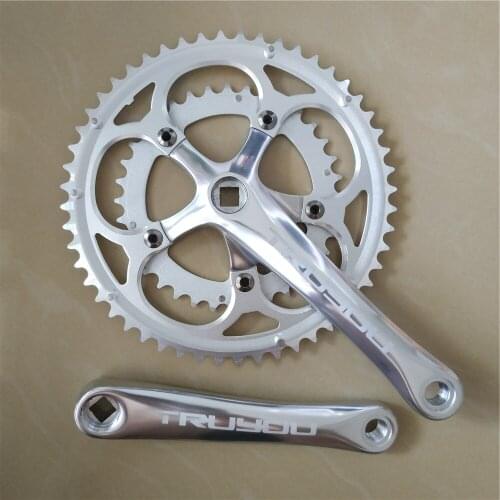 TRUYOU Road Bicycle Crankset 110 BCD 52/36T Chainwheel 3/32 Folding Bike Sprocket Chain Ring Double Crown Crank 170 MM