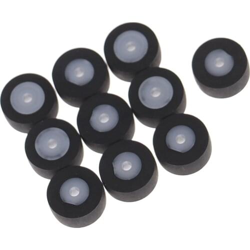 10pcs High Quality Practical 1.8x5x11.5mm Pressure Pinch Roller Card Seat Audio Belt Pulley White Core