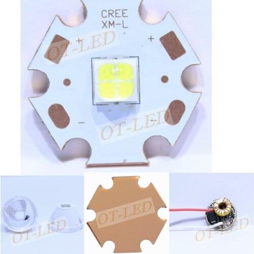 1PCS Original authentic 18W 6V Cree XHP50 XHP-50 Led Emitter Lamp Light Cool White 6500K On 20MM Copper PCB Board