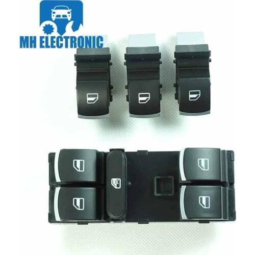 MH Electronic Electric Master Power Button Window Switch 5ND 959 857 5ND 959 855 For VW Golf MK5 6 Jetta MK5 Passat B6 Tiguan