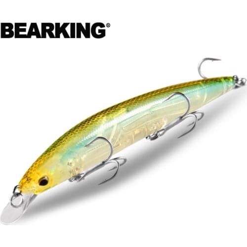 BEARKING Top fishing lure minnow quality Wobbler professional baits 12.9cm 14.8g hot model crankbaits All for fishing peche