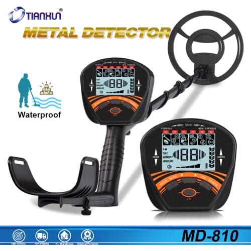 Professional Pinpointer Gold Detectos MD-810 Depth All Metal Detector Machine Treasure Finder Handheld Circuit Metales Hunter