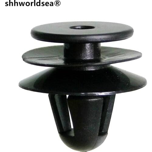 Shhworldsea 100PCS auto clip retainer clip black