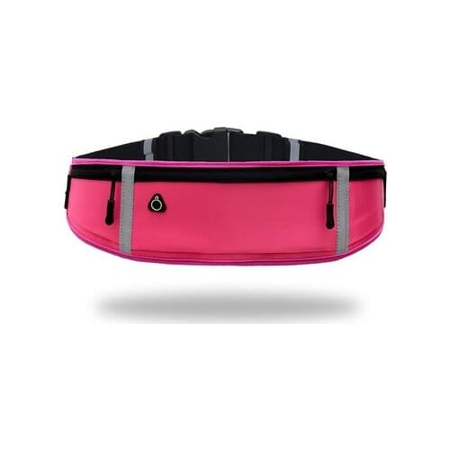 Waterproof Running Belt Waist Pouch Camping Pack Sport Hiking Zip Bottle Bag