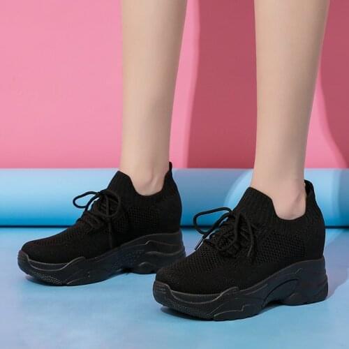 Tenis Feminino Women Mesh Breathable Sneakers Air Cushion Gym Sport Shoes Basket Femme Platform Sneakers Women Running Shoes