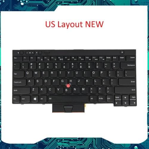 04W3174 0C01330 For Lenovo thinkpad T530 X230 W530 T430 T430i X230I X230T CS12-84US US keyboard Brand New