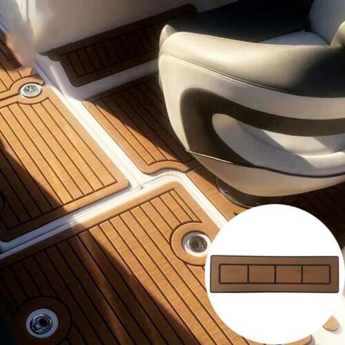 425*120*6mm boat Non-Skid EVA Faux Teak Marine Foam Customized Sheet Self-Adhesive swimming pool Flooring Faux Teak yacht part