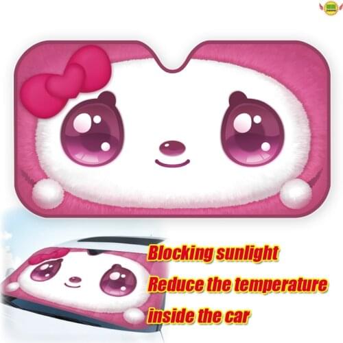 Car accessories cut cartoon front rear Window Sunshade Cover Visor Shield Screen Solar Protection sun block sun shade ZM-6