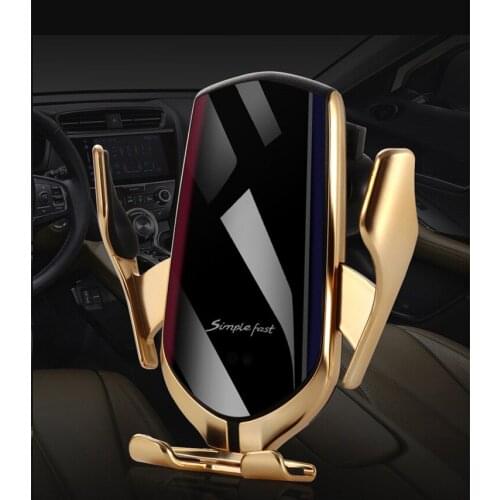 Car Phone Holder Automatic Clamping 10W Qi Wireless Charger Fast Charging for iPhone X XS XR 8 11 for Samsung S10 S9 S8 Note 10