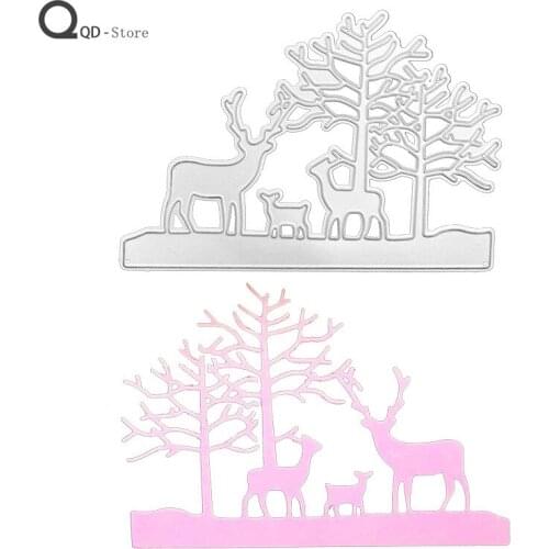 Childrens Puzzle Christmas Deer Metal Cutting Dies Handmade Tools DIY Card Make Mould Model Craft Decoration New Scrapbooking