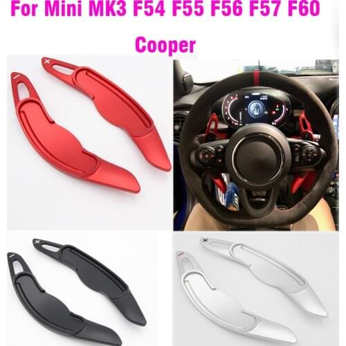 For BMW Mini MK3 F54 F55 F56 F57 F60 Cooper Car Steering Wheel Panel Shift Paddle Extend Refit Decoration Cover Accessories