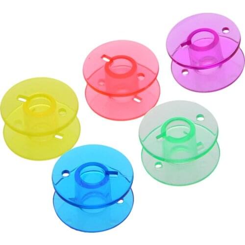 For Household Sewing Machine Spare Parts Plastic Bobbin Color Bobbin 2518P