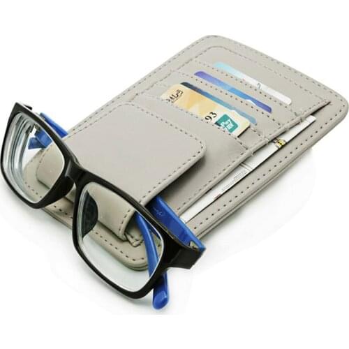 For Toyota Prius Tacoma Hilux Hiace Car Vehicle Sun Visor Sunglasses Eyeglasses Glasses Holder Clip Credit Card Package Bag