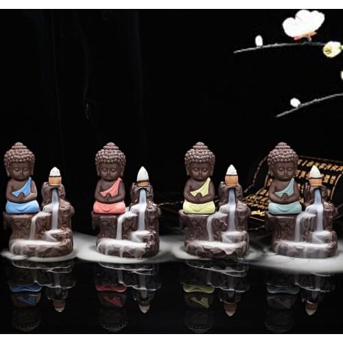 Ceramic Incense Burner Waterfall Backflow Incensario Holder Home Decor Oil Burner Porta Incenso Quemador Incense Powder Burner