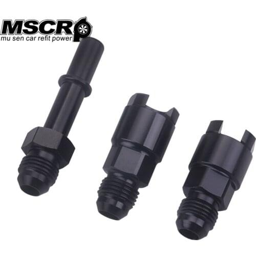 Aluminum Russell Fitting Kit For Corvette Style LS1 Fuel Filter / Regulator -6AN