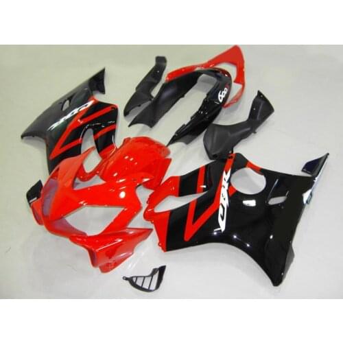 Injection mold Fairing kit for HONDA CBR600F4I 04 05 06 07 CBR600 F4I 2004 2005 2007 ABS red black Fairings set+7gifts HF06
