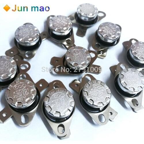KSD301 40 Degree Normally Closed Constant Temperature Temperature Control Switch NC 50C 60C 70C 80C 90C 100C 110C 120C 130C 115C